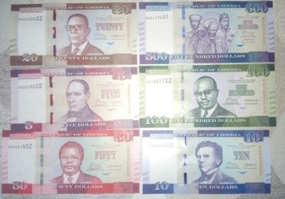 LIBERIA 2016r Cały zestaw