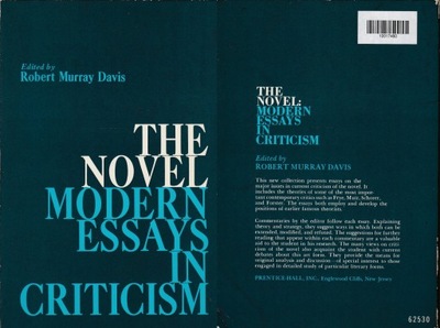THE NOVEL: MODERN ESSAYS IN CRITICISM - Davis