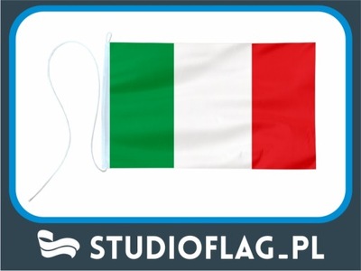 Flaga Włochy bandera jachtowa 30x20cm qg