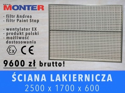 ŚCIANA LAKIERNICZA 2500x1700