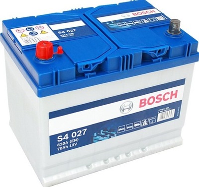 BATTERY BOSCH S4 0092S40270 70AH 630A L+ DELIVERY REPLACEMENT LODZ - milautoparts-fr.ukrlive.com