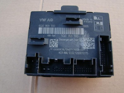 Vw golf vii блок управления модуль дверь 5q0959593 audi фото №1