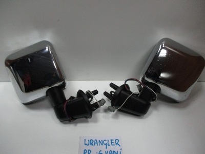 Зеркало jeep wrangler хром левая фото №1
