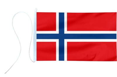 Flaga Norwegia bandera jachtowa 45x30cm qg