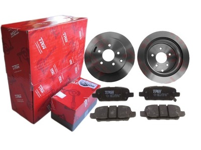 DISQUES + SABOTS DE FREIN TRW ARRIÈRE INFINITI FX M35 M45 Q50 - milautoparts-fr.ukrlive.com