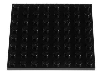 LEGO 41539 płytka 8x8 czarna 1szt