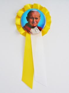 Kotylion Papieski Papież Jan Paweł II