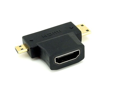 KONWERTER adapter mini micro HDMI FULL HD 1080p