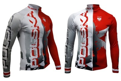 Bluza Rowerowa ocieplana Polska -S-VIKASPORT