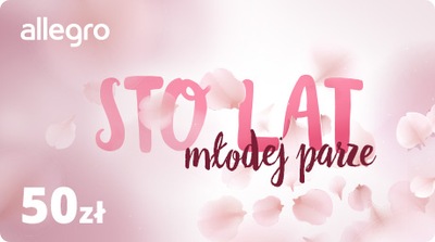 Karta Podarunkowa prezent na Ślub - 50 zł