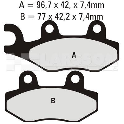 SABOTS DE FREIN DE FREIN EBC FA135 TC CR WR KLF KLX RM XTZ - milautoparts-fr.ukrlive.com