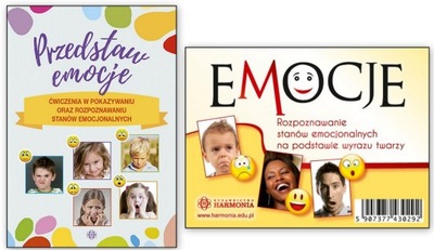 PRZEDSTAW EMOCJE + karty mimika twarzy Emocjonalne
