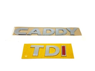 EMBLEM INSCIPTION VW CADDY TDI 2K5853687 SIGN - milautoparts-fr.ukrlive.com