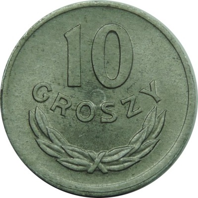 10 GROSZY 1965 - POLSKA - STAN (1-) - K.519