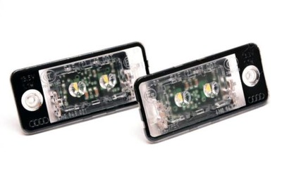 NEW ORIGINAL LAMPS LED PLATES REJESTRACYJNEJ AUDI A3 A4 Q7 A8 FROM ASO  