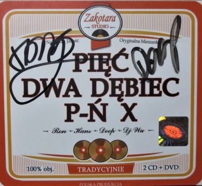 PIĘĆ DWA DĘBIEC P-Ń X 2CD DVD AUTOGRAF 2008