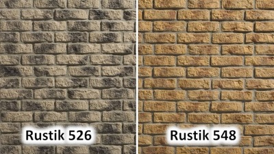 Stegu RUSTIK 526 i 548 Płytka 1m2 Kamień Dekoracyjny Cegła
