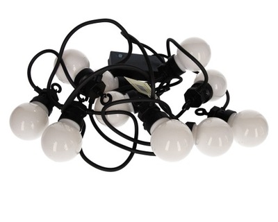 Bombki żarówki LED girlanda zimny biały 10 sztuk