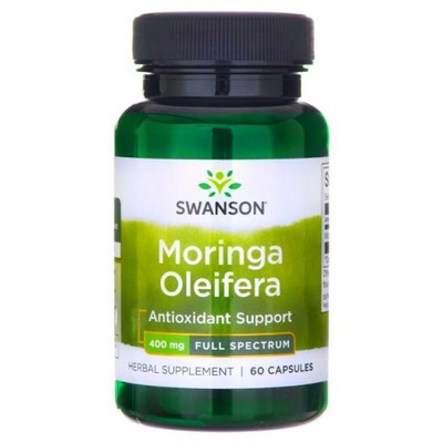 Swanson FS Moringa Oleifera (Moringa Olejodajna) 400 mg 60 kapsułek