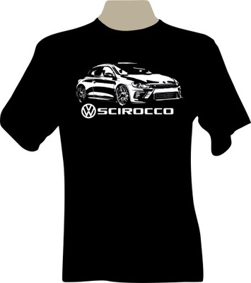 KOSZULKA T-SHIRT AVEC NADRUKIEM POUR FANA VW SCIROCCO - milautoparts-fr.ukrlive.com