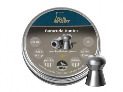 Śrut H&N Baracuda Hunter 5,5 mm 200 szt