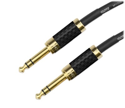 Kabel przewód 6,3mm Jack - 6,3mm stereo Klotz 3m