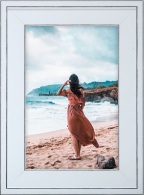 RAMKA NA ZDJĘCIA BIAŁA RAMA DREWNIANA 24x30