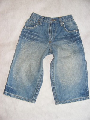 NEXT spodenki jeansowe na gumie 116 cm