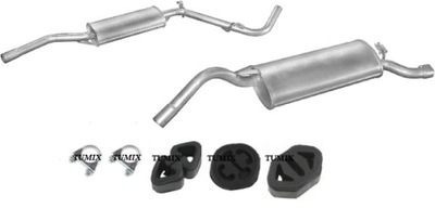 SILENCERS SKODA FELICJA 1.9 D CENTRAL END SET - milautoparts-fr.ukrlive.com