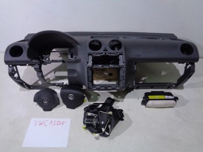 Volkswagen caddy панель приладів панель приладів ремені подушка безпеки комплект фото №1