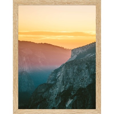 Ramka 30x30 ramki na zdjęcia sonoma jasna rama kwadratowa MDF zdjęć