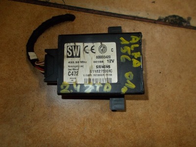 ALFA ROMEO 156 MODULE DE SERRURE CENTRAL 606693420 - milautoparts-fr.ukrlive.com