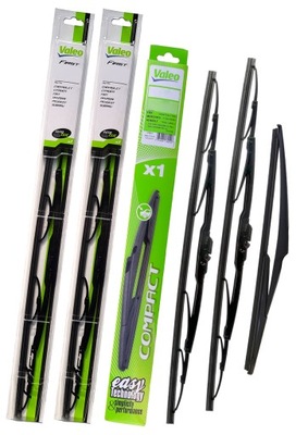 WIPER BLADES FRONT+REAR OPEL CORSA C 2000-2006 VALEO - milautoparts-fr.ukrlive.com