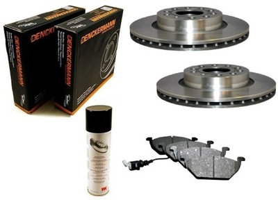 DISCS PADS AUDI A3 II 8P SEAT ALTEA LEON 1P TOLEDO 5P FRONT 280MM - milautoparts-fr.ukrlive.com