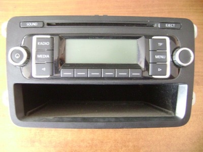 Vw polo v - радіопрогравач 5m0035156c фото №1