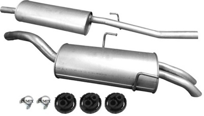 SILENCER CENTRAL END PEUGEOT 807 2.2 16V 116KW - milautoparts-fr.ukrlive.com