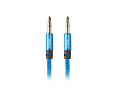 Kabel Premium Lanberg CA-MJMJ-10CU-0020-BL Minijack - Minijack M/M 3.5mm 2m