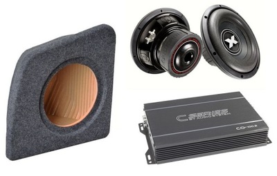 Audi A4 B6/B7 sedan obudowa + subwoofer+wzmacniacz