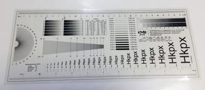 Polygrafická mierka pravítko počítačová grafika