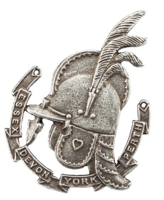 Odznaka Pociągów Pancernych - Husaria - szyszak