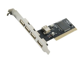 Przydatny Karta Kontroler USB 2.0 4 porty na PCI