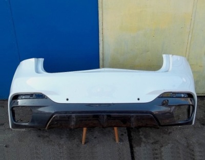 Bmw x6 f16 m-pakiet performance 14-17 бампер задня фото №1