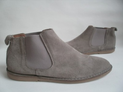 RIVER ISLAND - MARKOWE BUTY, SZTYBLETY r. 43 SKÓRA