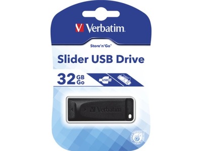 PENDRIVE VERBATIM 32GB SLIDER USB 2.0 !!!