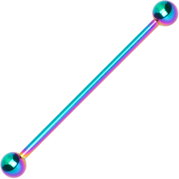 KOLCZYK DO UCHA INDUSTRIAL RAINBOW 1.2 x 32 x 4 mm