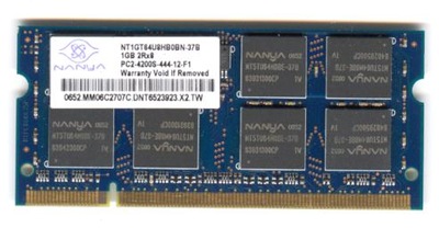 OKAZJA DDR2 NANYA 1GB 2Rx8 PC2-4200S-444-12-F1