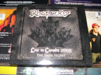Rhapsody – The Dark Secret CD DVD