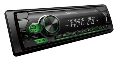 Pioneer MVH-S120UBG Radio samochodowe AUX MP3 USB Flac - zielone
