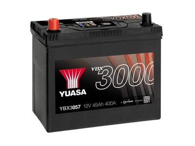 Аккумулятор yuasa 12v45ah 400a l+ honda mazda japan фото №1