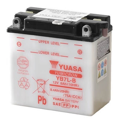 BATTERY KWASOWY/OBSLUGOWY/ROZRUCHOWY YUASA 12V 8AH 75A P+ - milautoparts-fr.ukrlive.com